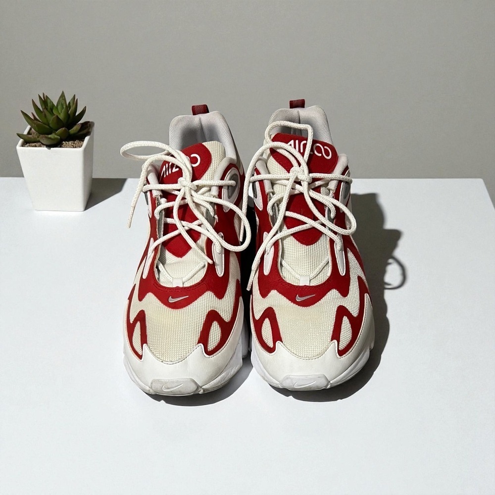 Nike‎ Air Max 200 AQ2568-100 White Red Men's Athletic Shoes Size 13 - Picture 3 of 9